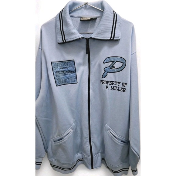 p Miller Other - Master P Miller Vintage Track Jacket Baby Blue Rap Hip Hop Streetwear 3XL Y2K 🔥